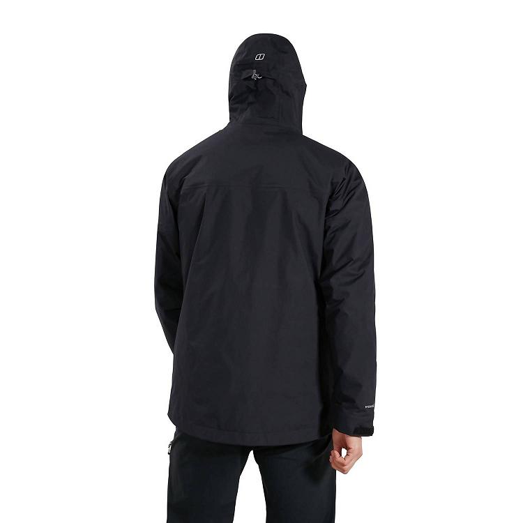 Pánska Bunda 3v1 Berghaus Gore Tex Intergar Čierne Slovensko 2938QJWPE